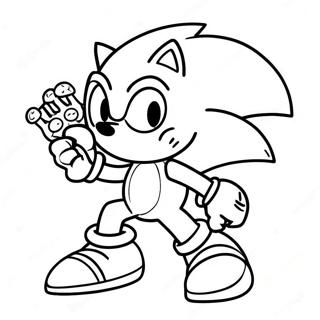 Sonic Among Us Coloring Pages