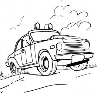 Chase In Action Coloring Page 68635-54321