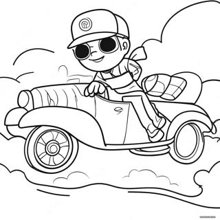 Chase In Action Coloring Page 68635-54322