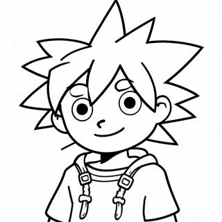 Sora Coloring Page 68664-54348