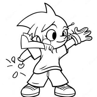 Sora In Action Coloring Page 68665-54341