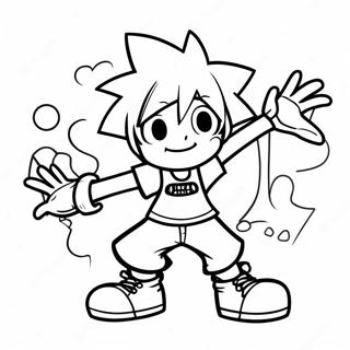 Sora In Action Coloring Page 68665-54342