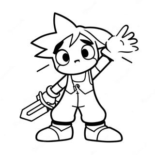 Sora In Action Coloring Page 68665-54343