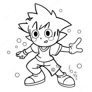 Sora In Action Coloring Page 68665-54344