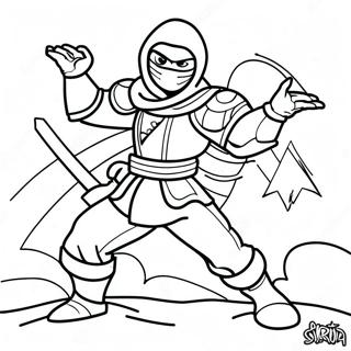 Night Ninja Coloring Pages