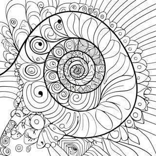 Fibonacci Coloring Pages