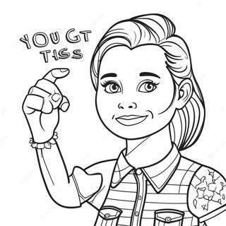 You Got This Encouraging Message Coloring Page 68714-54380