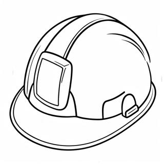 Cute Safety Helmet Coloring Page 6871-5508