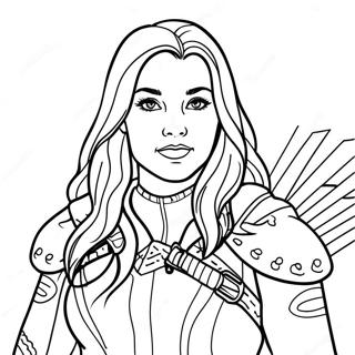 Adventurous Alpha Lexa Coloring Page 68725-54401