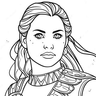 Adventurous Alpha Lexa Coloring Page 68725-54403