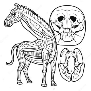 Animal Anatomy Coloring Page 68744-54432