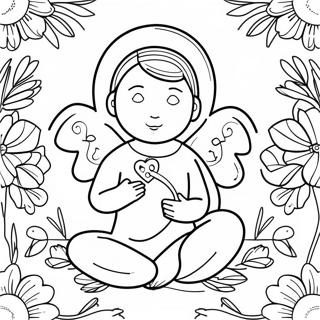 Adoration Coloring Pages