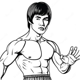 Bruce Lee Coloring Pages