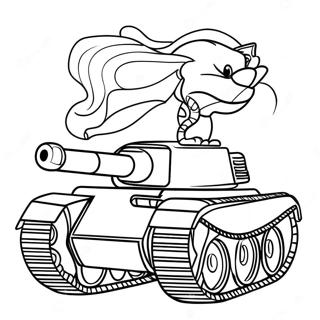 Tiger Tank Coloring Pages