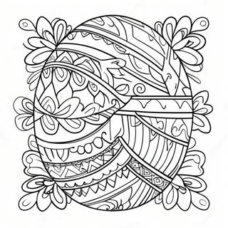 Pysanky Egg Coloring Page 68874-54526