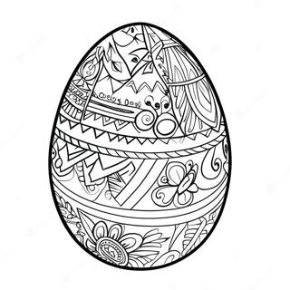 Pysanky Egg Coloring Page 68874-54527