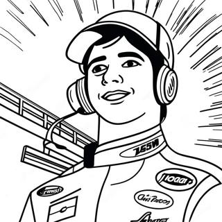 Chase Elliott Coloring Page 68894-54523