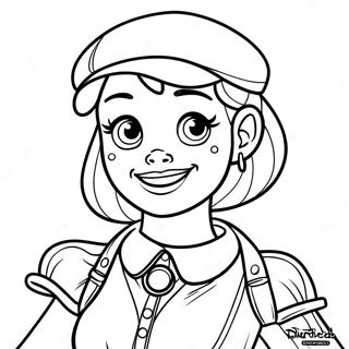 Jessie From Disney Channel Coloring Page 68924-54587