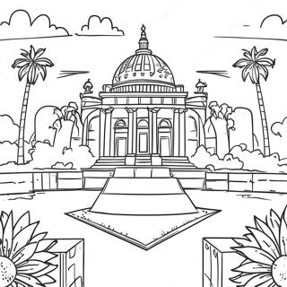 Majestic Babylon Coloring Page 68945-54571