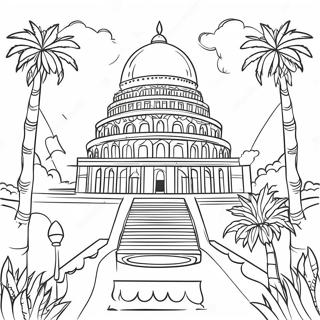 Majestic Babylon Coloring Page 68945-54572