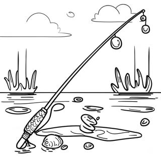 Fishing Pole Coloring Page 68964-54578