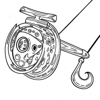 Fishing Pole Coloring Page 68964-54580