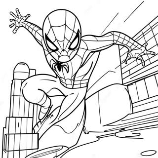 Symbiote Spiderman Coloring Page 68984-54594