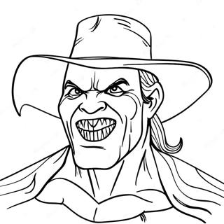 Jeepers Creepers Scary Monster Coloring Page 69014-54615