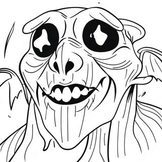 Jeepers Creepers Creepy Eyes Coloring Page 69015-54618