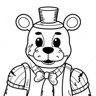 Fnaf Lefty Coloring Page 69084-54668