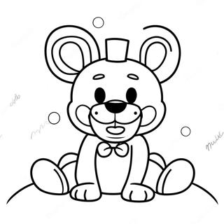 Cute Lefty Fnaf Coloring Page 69085-54669