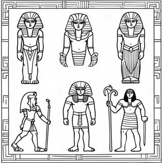 Egyptian Gods Coloring Page 69094-54686