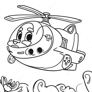 Paw Patrol Skye Helicopter Coloring Page 69104-54684