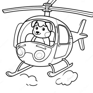 Skye Flying High In Helicopter Coloring Page 69105-54679