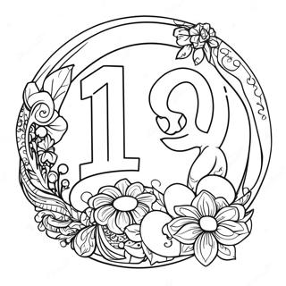 Number 13 Coloring Pages