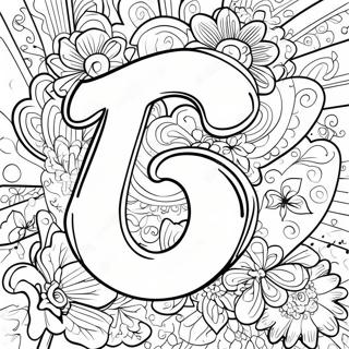 Lucky Number 13 Coloring Page 69175-54754