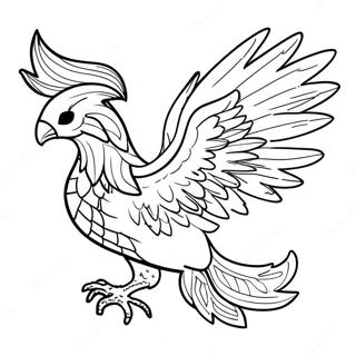 Phoenix Coloring Pages