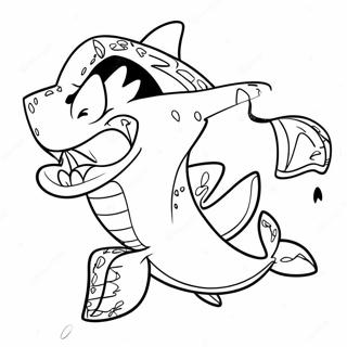 San Jose Sharks Coloring Pages