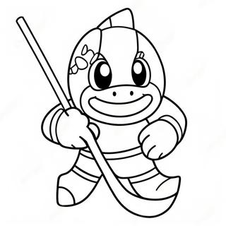 San Jose Sharks Mascot Coloring Page 69225-54787