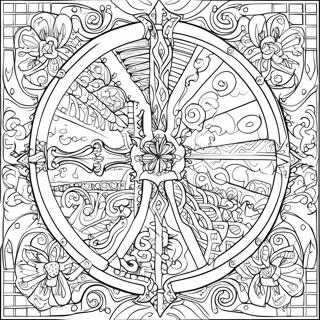 Pages Of Kells Intricate Designs Coloring Page 69304-54847