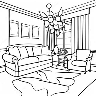 Interior Design Coloring Pages