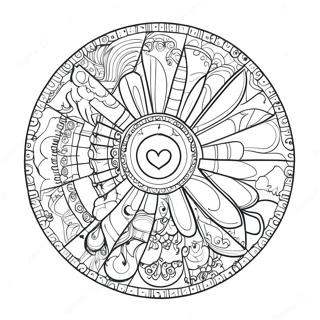 Color Wheel Coloring Pages