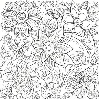 Scandinavian Folk Art Coloring Pages