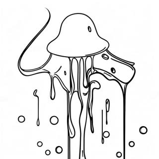 Drip Effect Drippy Coloring Pages