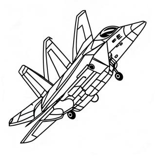 F14 Tomcat In Flight Coloring Page 69375-54918