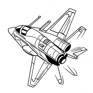 F14 Tomcat In Flight Coloring Page 69375-54919