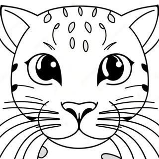 Bengal Cat Coloring Page 69404-54940