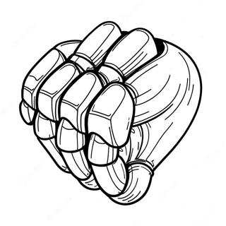 Metal Knuckles Coloring Pages