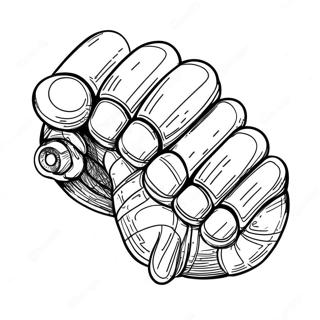 Metal Knuckles Coloring Page 69414-54930