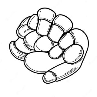 Metal Knuckles Coloring Page 69414-54931